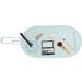 LearnLyrics Brush Cleaning Mat Makeup Brush Cleaner Pad | Silicone Cosmetic Brush Cleaner | Brush Cleaning Pad for Cosmetic Brushes Blue - Buy Online on GoSupps.com