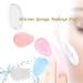 Shop Washable Silicone Sponge Jelly Applicator - 2PCS Purple for Cream Gel Foundation | Best Beauty Makeup Tools - Buy Online on GoSupps.com
