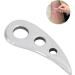 Verdant Touch Gua Sha Plate | Stainless Steel Scraping Massage Tool | Pain Relief & Therapy | 15cm - Buy Online on GoSupps.com