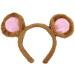 YO-HAPPY Soft Bear Ears Headbands Plush Mouse Ears Hair Hoop for Washing Face Cartoon Animal Hairbands Halloween Costume - Buy Online on GoSupps.com