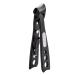 Ushine Nail Clippers Angled Head Nail Clippers Premium Stainless Steel Heavy Duty Toenail Clippers with Built-in Nail File for Kids Adult Seniors Thick Fingernail and Toenail-Black