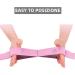 Elastic Yoga Belt - 9 Loop Stretch Band for Yoga Pilates & Strength Training - Fitness Flexibility Tool - Pink - Buy Online on GoSupps.com