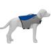 Dog Life Jacket Sport Style Dog Float Coat with Excellent Buoyancy Stylish Dog Swimming Safety Vest with Rescue Handle for Small Medium Large Dogs Blue S S (Bust 17"-22") Blue