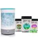 Happy Wax - Wax Warmer & Wax Melts Gift Kit - Scented Wax Melts Made with All Natural Soy Wax and Infused Essential Oils. Perfect Wax Warmer Wax Melt Gift Set (Spa Mix, Watercolor Signature Warmer) Watercolor, Spa Collection