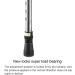 Forearm Crutches Adjustable Lighter Crutch Forearm Crutches Handle with Comfortable Grip Sturdy high-Density Aluminum Alloy Lightweight Arm Crutch Independence - Buy Online on GoSupps.com
