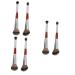 6 Pieces Blush with Double Makeup Blush Makeup with Two Ends Makeup Brush Female Makeup Brush Woman Cosmetic Brush Soft Fur Powder Brush Makeup Tools