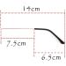 EFARMA Eyeglass Replacement Arms - Vintage Metal Frame Glasses Accessories (1 Pair Black) | International Shipping Available - Buy Online on GoSupps.com