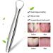 Jhialg Y-Kelin Stainless Steel Tongue Scraper - Reusable & Eco-Friendly Fresh Breath Care Brush - Durable Oral Hygiene Tool - Buy Online on GoSupps.com
