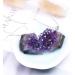 Real Natural Crystal Necklace Raw Amethyst Quartz Purple Crystal Cluster Pendant Stones Specimen Home Decoration Crafts ERDBGRZA - Buy Online on GoSupps.com
