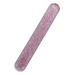 Greethga Crystal Glass Nail Shiner Nano Mini Buffer Block with Portable for Natural Nails Pink