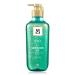 Ryo Scalp Deep Cleansing & Cooling Shampoo 500ml (16.9oz) Excess sebum care Shampoo for smelly scalp Fermented mint and other natural ingredients Anti- Dandruff treatment