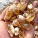 Natural Yellow Citrine raw Points Crystal Rough Minerals for Crystals Stones 200g Reiki Crystal Stone - Buy Online on GoSupps.com