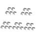 Hemoton 25 Pairs Auricle Corrector Earloop Covers Corrector De Ojeras Corrector for Auricle Valgus Correction Protectors Patch Baby