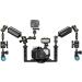 Seafrogs Triple Ball Clamp Mount - Black | Underwater Diving Fixture for GoPro & Action Cameras - Buy Online on GoSupps.com