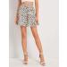 LAEMILIA Womens Floral Print Elastic Flared Mini Skater Skirt - White - Buy Online on GoSupps.com