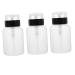 3 Pi ces Bouteilles de Nettoyage Ongles Pratiques Lot de Distributeurs Pression tanches pour Vernis Ongles Flacons pour Retirer Facilement Vernis