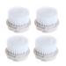 Facial Cleansing Brush Head Replacement Facial Cleansing Brush Head Exfoliator Facial Brush Heads for Acne Prone Clogged and Enlarged Pores Sensitive Skins (4Pack/Luxe Cashmere)