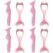minkissy 8pi ces Pochoirs Silicone Pour Eyeliner Outil De Maquillage Pratique Pour D butantes Et Professionnelles Guide De Fard Paupi res Et Application De Mascara Facile Nettoyer 15x5.7cmx4pcs Rosex4pcs
