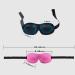 Upgraded 3D Contoured 100% Blackout Eye Mask for Sleeping | Lightweight & Comfortable with PU Ear Plugs | Adjustable Strap | Extra Soft Eye Shades for Women, Men, Travel, Naps - Pink & Grey - Buy Online on GoSupps.com