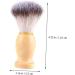 Lotus Tree Vintage Shaving Brush - Wooden Handle & Round Brush for Body Care | 1 Piece International Shipping - Buy Online on GoSupps.com