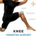Tommie Copper Performance Compression Knee Sleeve | Knee Brace for Joint Support | Men & Women | X-Large Black with Tonal Stitch - International Shipping Available - Buy Online on GoSupps.com