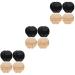 FRCOLOR 12 Pairs Half Socks Outdoor Toe Socks Daily Use Toe Socks Topper Liner Socks Reusable Toe Socks Non-Slip Metatarsal Pads Non Socks Foot Supply Miss Silicone Casual Socks Breathable