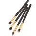 SKISUNO 12 Pcs Eye Make-up Brush Kit Eyeshadow Professional Synthetic Hairs Brushes Foundation Makeup Black - Buy Online on GoSupps.com