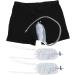 Wearable Urine Bag Incontinence Pants for Men Portable Leak Proof Urine Funnel Silicone Adults Man Elderly Pee Bag Urinal Urine System Holder Bag for Travel Outdoor Use (Size : Small (52-76cm))
