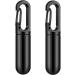 Portable Waterproof Pill Holder Keychain Black Travel Pill Organizer for Purse & Pocket - Buy Online on GoSupps.com