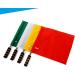 SEWACC Referee Flag Set - 4pcs Hand Flags for Soccer Volleyball Football Track - Stainless Steel Pole - Red - Buy Online on GoSupps.com