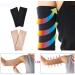 2 Pair Slimming Arm Sleeves Shaper for Women - Arm Compression Wraps to Tone & Lose Arm Fat - Sport Fitness Arm Shapers (Beige & Black - Buy Online on GoSupps.com