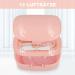 LdawyDE Denture Box Retainer Case Set - Denture Brush Chewies and Removal Tool Included - Mirror Attached for Convenience Pink - Buy Online on GoSupps.com