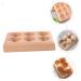 Zerodeko Chicken Egg Holder Supply Convenient Holder Wear-resistant Storage Platter Wooden Egg Tray Accessory Household - Buy Online on GoSupps.com