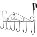 STOBAZA Ceiling Hook 2pcs Metal Clothes Rack Self Adhesive Wall Hooks Coat Hanger Rack Hook up Kitchen Door Cloth Hook - Buy Online on GoSupps.com