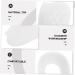 Mobestech Foot Insoles for Men - O Type Leg Shoe Inserts & Arch Support - Comfortable TPR Foot Pads for Plantar Care - 2 Pairs White - Buy Online on GoSupps.com