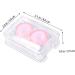 Homsfou 4-Piece Mini Contact Lens Holder Set | Transparent Portable Lens Cases | Cute Colored Lens Containers - Shop Internationally! - Buy Online on GoSupps.com
