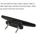 Nylon Boat Cleats 6 inches - 2 Pack | Marine Dock Cleats for Yachts, Kayaks, and Boats - Buy Online on GoSupps.com