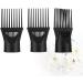 SUPVOX Hair Pik Blow Dryer Nozzle Attachments Set - 3PCS Black | Hairdressing Salon Barber Tool for Fine Wavy Curly Hair - Buy Online on GoSupps.com