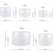 Travel bottlingtravel pots for cream small pots with lids 12 PC Empty 50ml Pink Plastic Cosmetic Jars with Screw Lid 50g Small Pot with Inner Linner for Cosmetic Travel Gel Lip Balm + 5X Spatula (Co - Buy Online on GoSupps.com