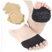 GLEAVI 3 Pairs Half Breathable Toe Cover - High Heels Forefoot Pads & Metatarsal Sleeves for Women | Comfort & Sweat Absorption - Buy Online on GoSupps.com