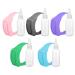 Healifty 5 Sets Bracelet Portable Hand Wash Wristband Silicone Hand Refillable Wristband Travel Gel Holder with Squeeze Bottles for Outdoor Winter Supplies