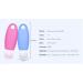 4PC Silicone Travel Bottles Set - Refillable Shampoo Lotion & Cream Containers with Bag for International Travel - Buy Online on GoSupps.com