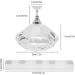 Proper Size Magnetic Nail Tips Holder Nail Art Display Stand High-Quality Materials for Home Beauty Salon Manicure Store Salon Shop(6#Set) - Buy Online on GoSupps.com