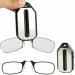MoguGo Keychain Reading Glasses - Foldable Mini Nose Clip Strength 2.50 Unisex Compact Case - International Shipping Available - Buy Online on GoSupps.com
