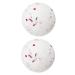 Beatifufu 2 Pieces Bubble Bath Ball Milk Bath Balls Rose Petals Organic Round Bath Bath Milk Moisturizing Bath Bomb Maker Essential Oil