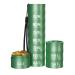 Pill Organizer Bamboo-Shaped Portable Waterproof Pill Box BPA Free 7 Day Medicine Pill Organizer Holder for Vitamin Fish Oil Supplements and Medication Green