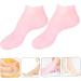 minkissy 1 Pair Sock Spa Gel Booties Silicone Gel Skin Protect Soles Skin Soles Moisturizer Moisturizing Heel Sleeves Humidor Gel Heels Lotion Women's Foot Essential Oil Pink Sebs 38X7.5X1cm - Buy Online on GoSupps.com