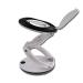 3X Folding Portable Glass Desktop Hands Free with 3 LED Lamps Handheld Magnifier Identification Coin Calligraphy Stamp Tool Old Man Reading Embroidery Made in China