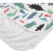 75x120cm 3-Layer Baby Urine Pad | Portable Breathable Nappy Liner | Waterproof Diaper Changing Mat | Green Dinosaur Print - Buy Online on GoSupps.com