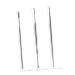 Ear Spoon 3pcs Limpiador De Oidos Ear Scoop Earmuffs Ear Wax Removal Tool Ear Wax Cleaner Wax Remover Set Stainless Steel Ear Suit Set Silver Stainless Steel Ear Suit